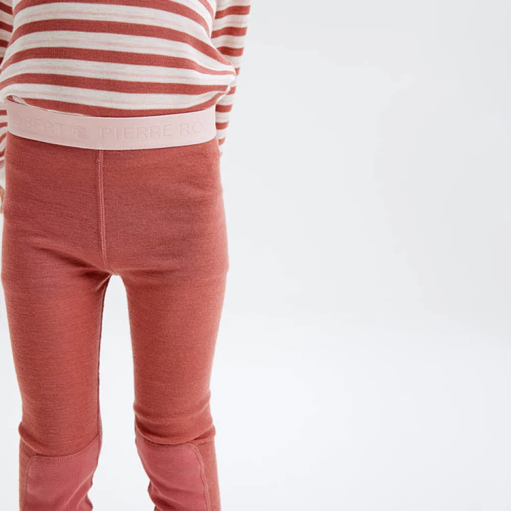 Pierre Robert Underdeler|Ullundertøy-STILONGS ULL BARN 1-8 ÅR Light Mahogany