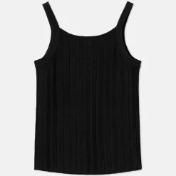 Pierre Robert Singlet|Loungewear-Strikket Singlet Black