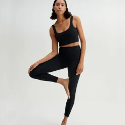 Pierre Robert Treningstights|Underdeler-Tights Rib Black