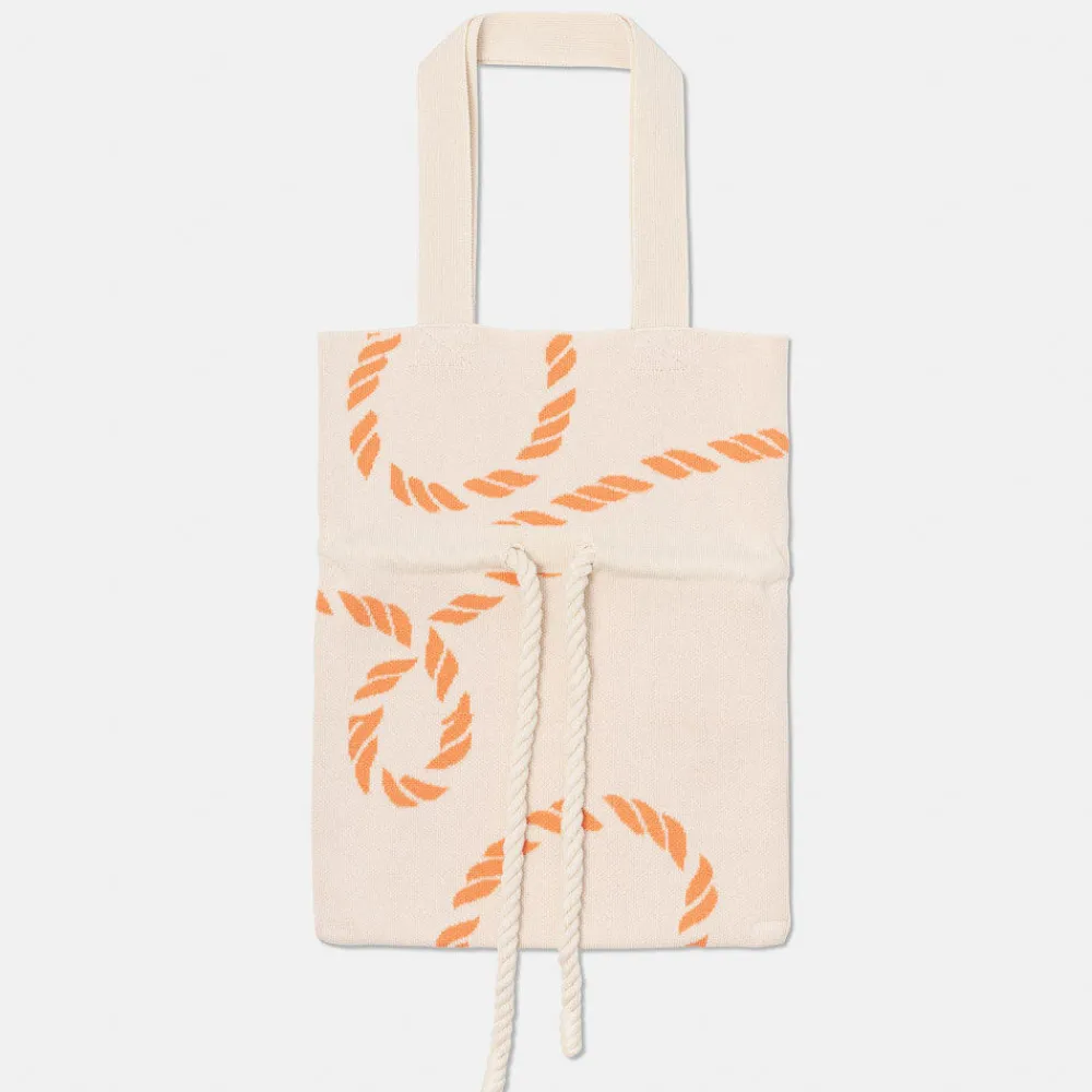 Pierre Robert Tilbehør|Loungewear-Tote Bag Apricot/Ecru