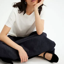 Pierre Robert T-Skjorter|Loungewear-T-skjorte Bomull Regular Fit White