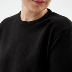 Pierre Robert Overdeler|Sommerull-T-skjorte I Ull Black