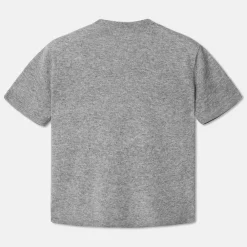 Pierre Robert Overdeler|Sommerull-T-skjorte I Ull Grey Melange