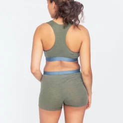 Pierre Robert Ullundertøy|Sommerull-Ullboxer Dame Khaki