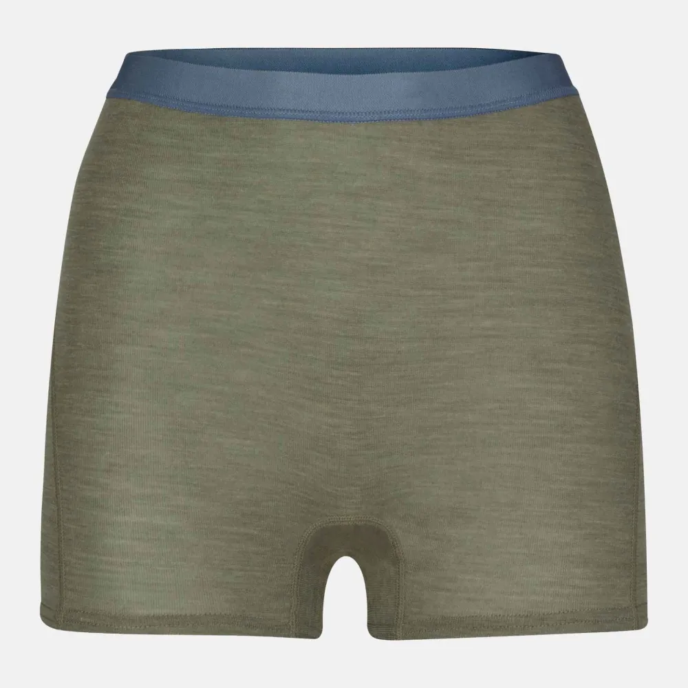 Pierre Robert Ullundertøy|Sommerull-Ullboxer Dame Khaki