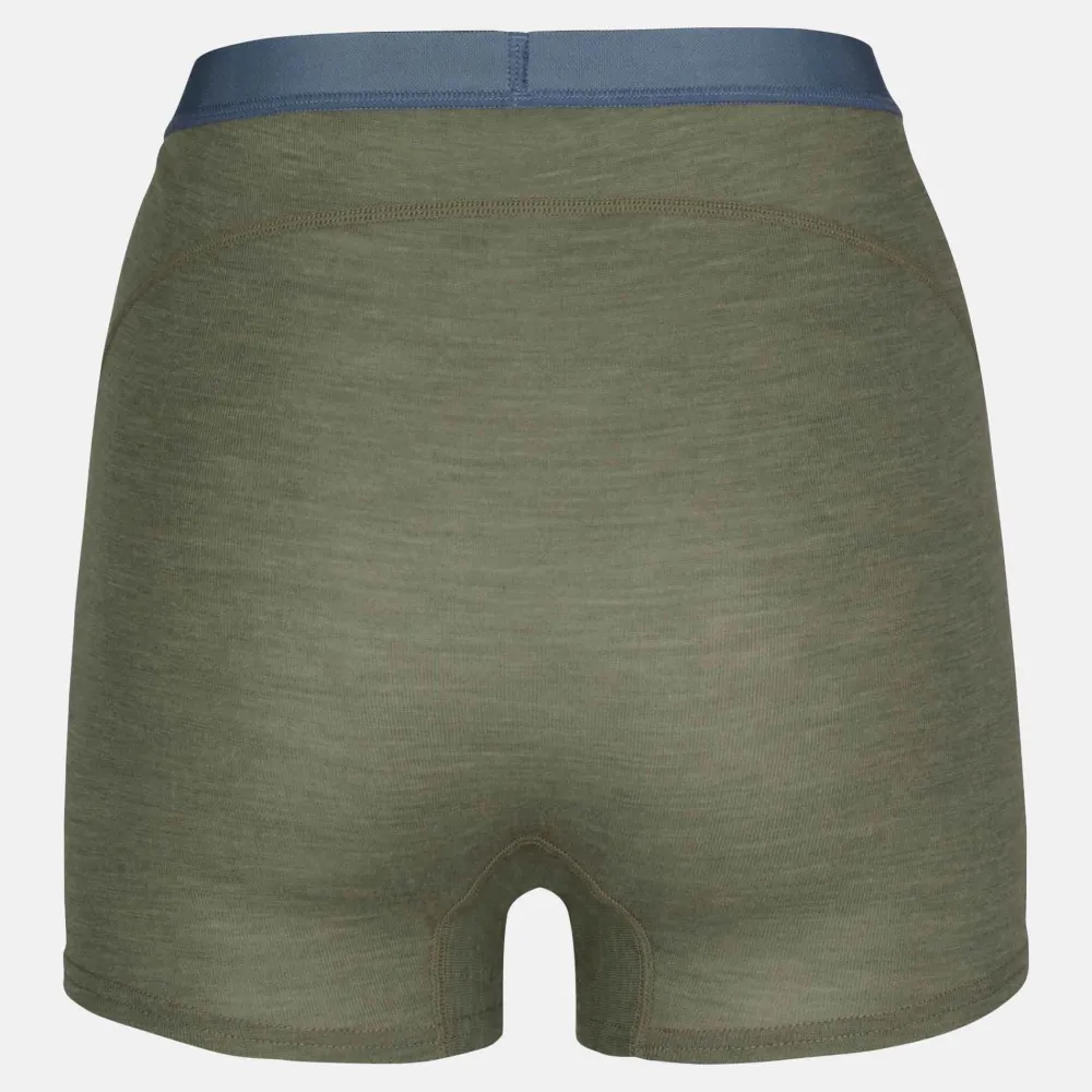 Pierre Robert Ullundertøy|Sommerull-Ullboxer Dame Khaki