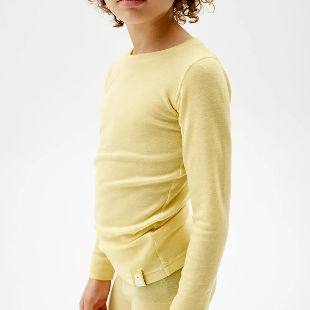 Pierre Robert Overdeler|Ullundertøy-Ullgenser Yellow Cream