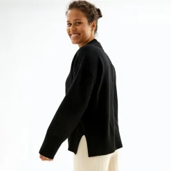 Pierre Robert Overdeler|Sommerull-Ullgenser Med Krage Black