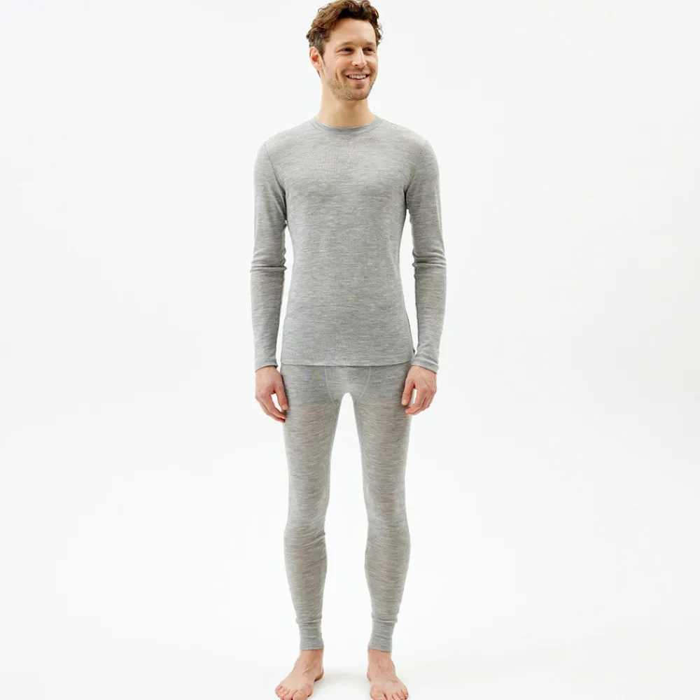 Pierre Robert Ullundertøy-Ullongs Herre Grey Melange