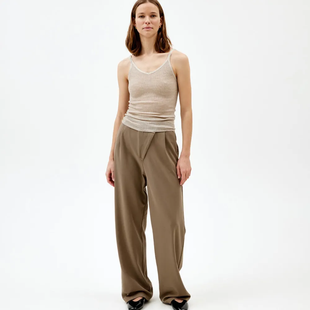 Pierre Robert Overdeler|Singlet-Ullsinglet Stone Beige