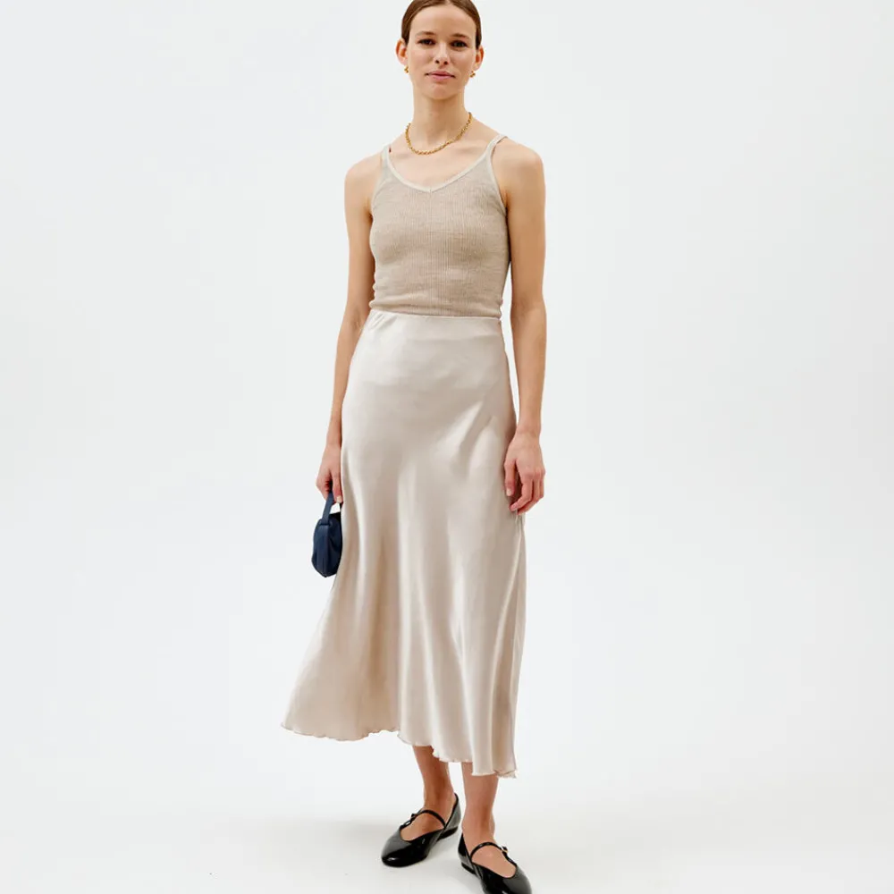 Pierre Robert Overdeler|Singlet-Ullsinglet Stone Beige