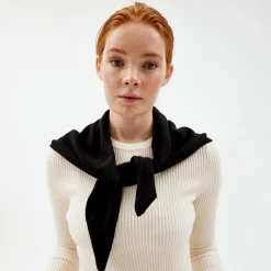 Pierre Robert Tilbehør|Sommerull-Ullskjerf Black