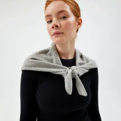 Pierre Robert Tilbehør|Sommerull-Ullskjerf Grey Melange