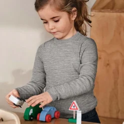 Pierre Robert Overdeler|Ullundertøy-Ulltrøye Barn Light Grey Melange