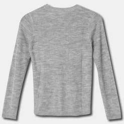 Pierre Robert Overdeler|Ullundertøy-Ulltrøye Barn Light Grey Melange