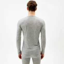 Pierre Robert Ullundertøy-Ulltrøye Herre Merinoull Grey Melange