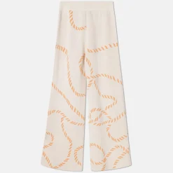 Pierre Robert Underdeler|Loungewear-Vendbar Bukse Apricot/Ecru