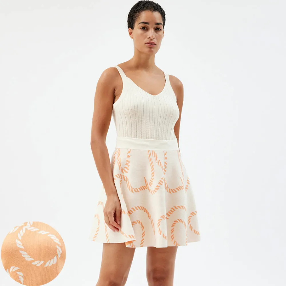 Pierre Robert Kjoler Og Skjørt|Loungewear-Vendbart Skjørt Apricot/Ecru