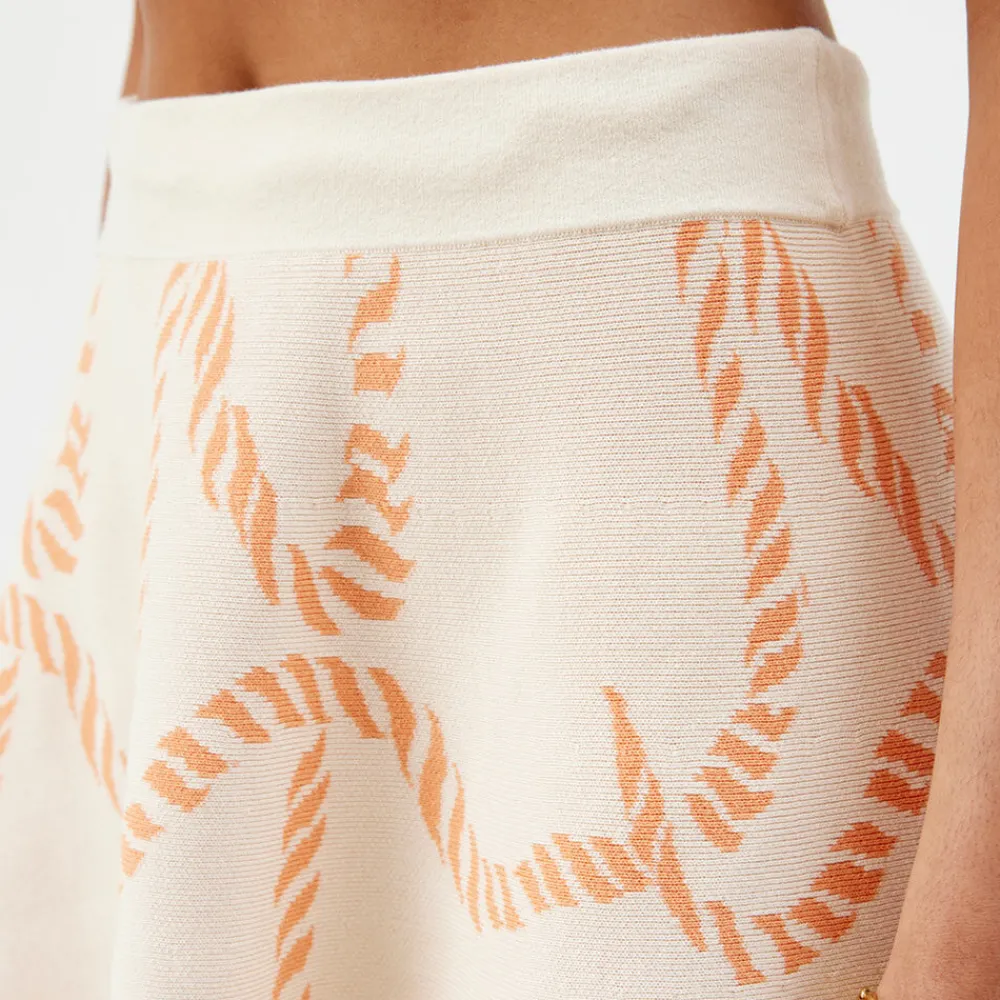 Pierre Robert Kjoler Og Skjørt|Loungewear-Vendbart Skjørt Apricot/Ecru