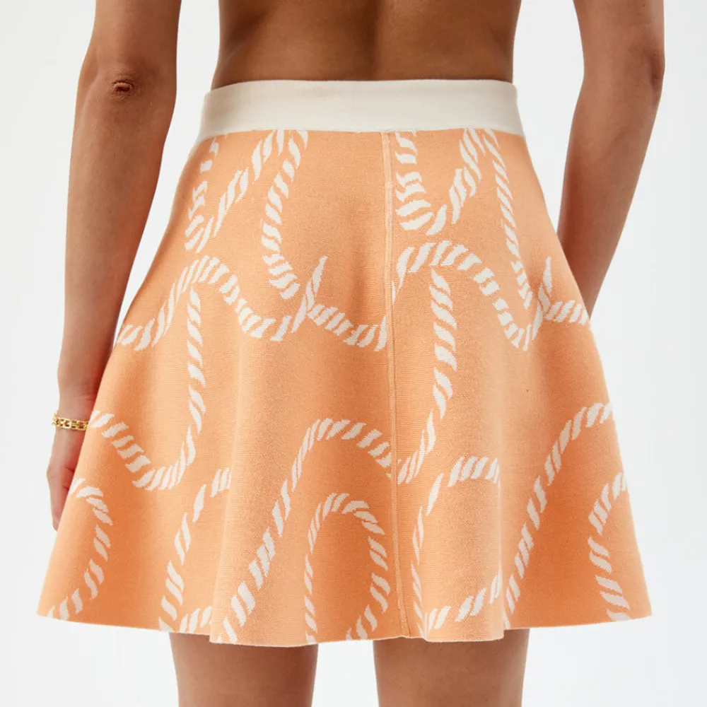 Pierre Robert Kjoler Og Skjørt|Loungewear-Vendbart Skjørt Apricot/Ecru